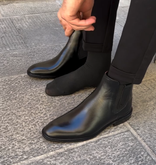 Men's Pointed Leather Shoes