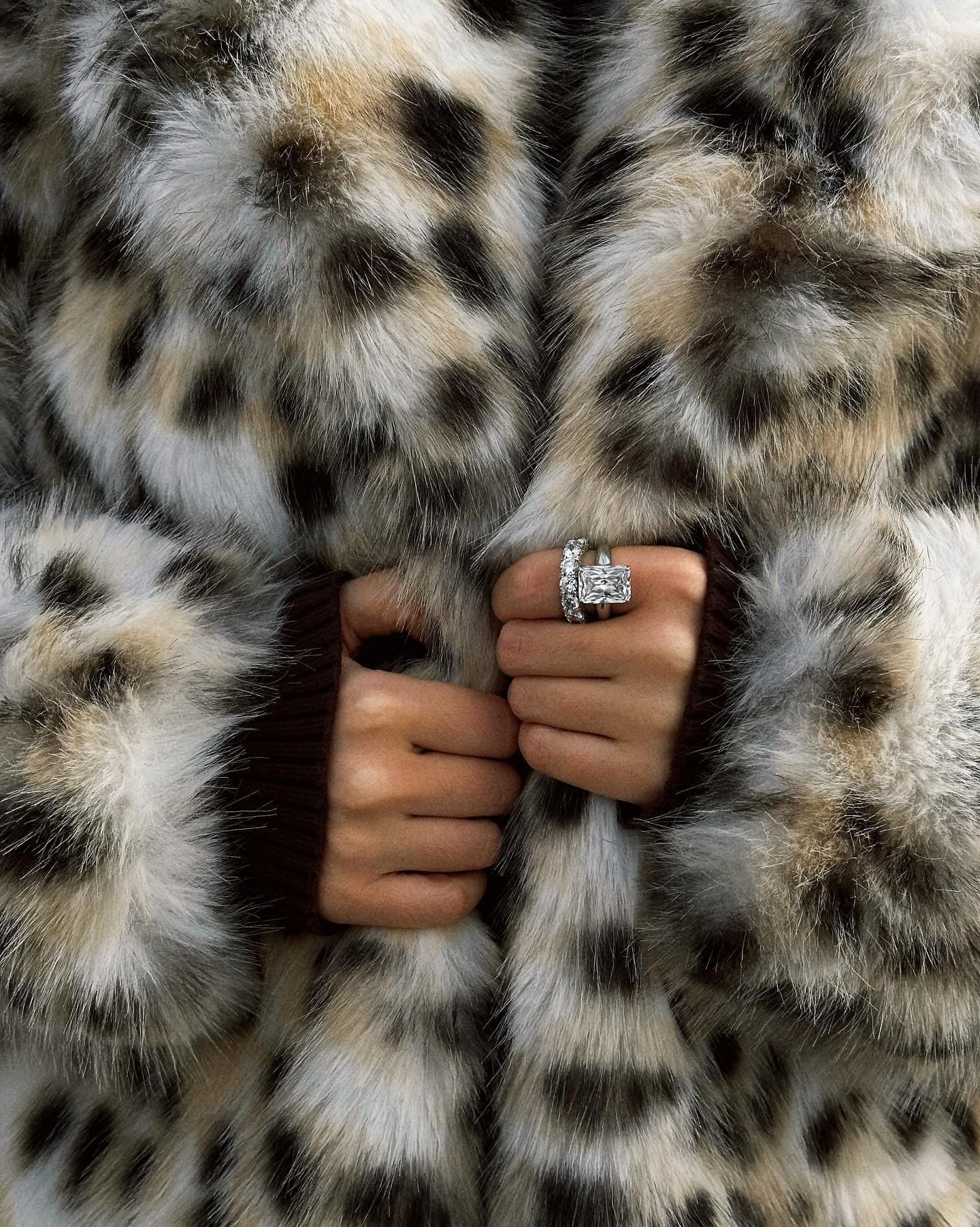 Leopard Faux Fur Coat
