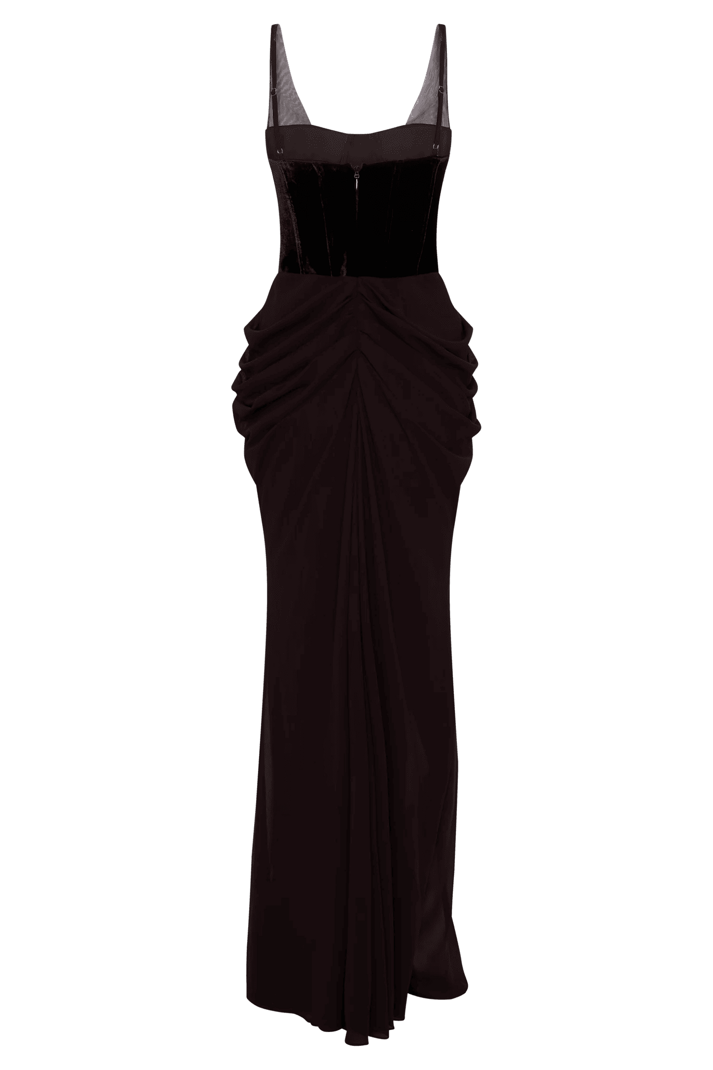 Velvet Corset Maxi Dress