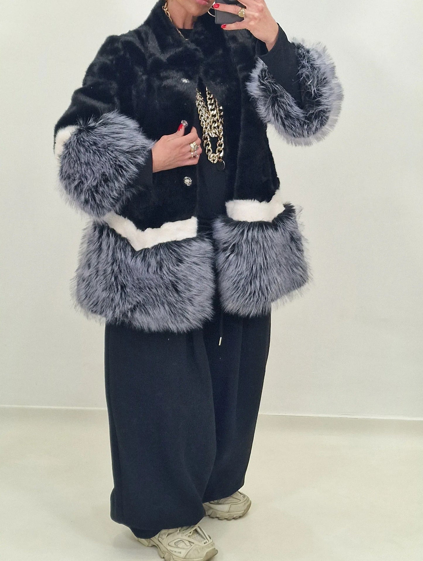 Faux Fur Coat