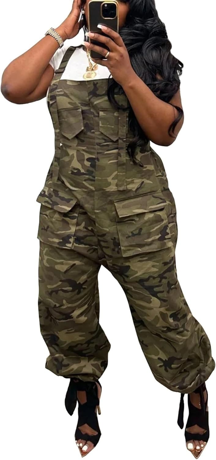 Camouflage Baggy Jumpsuit