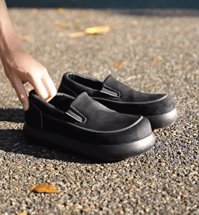 Cloud Cushion Suede Slip-On Loafers