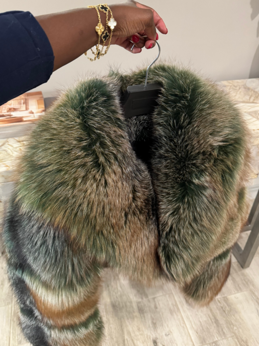 (Free shipping)Plush Coat