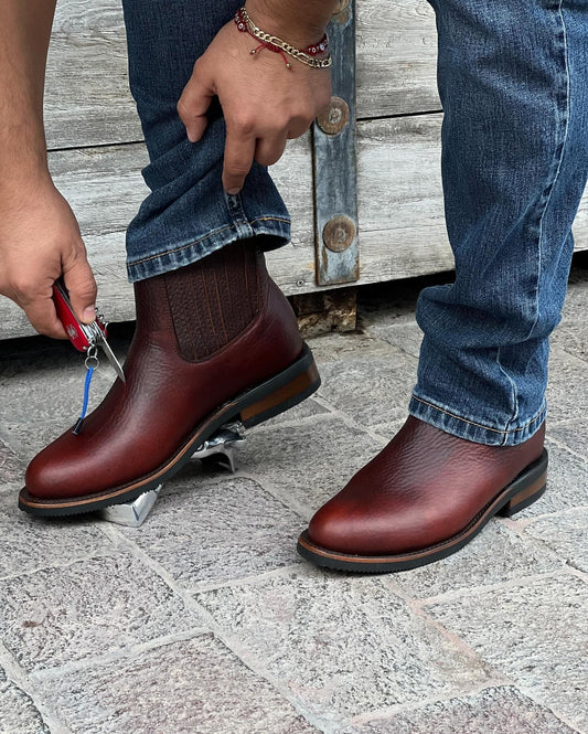 Mens Top Authentic Leather Boots