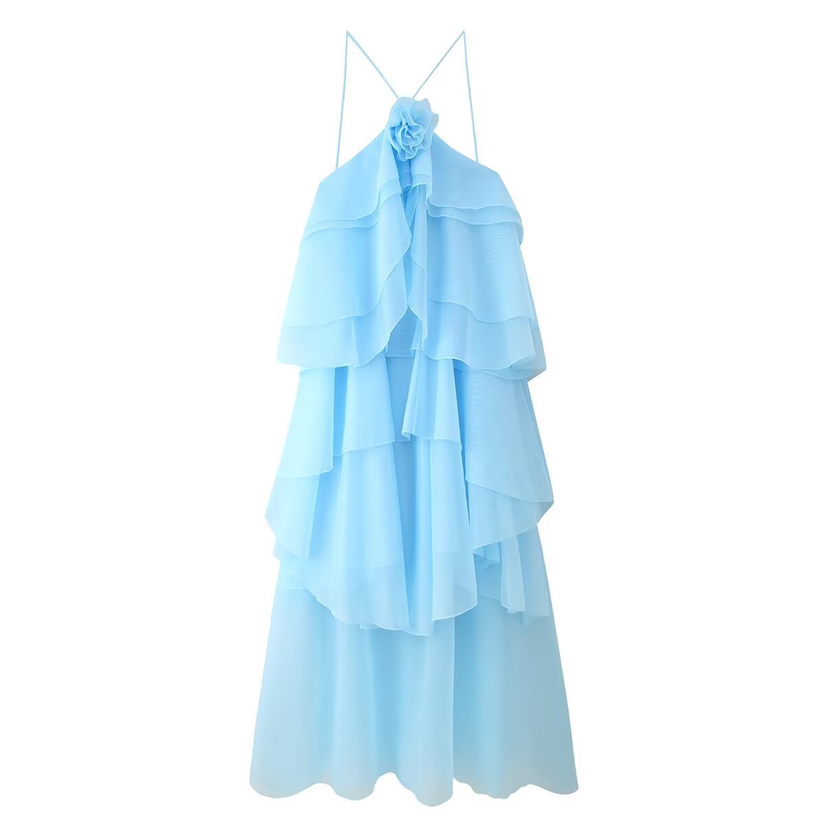Multi-layer Dress With Ruffles