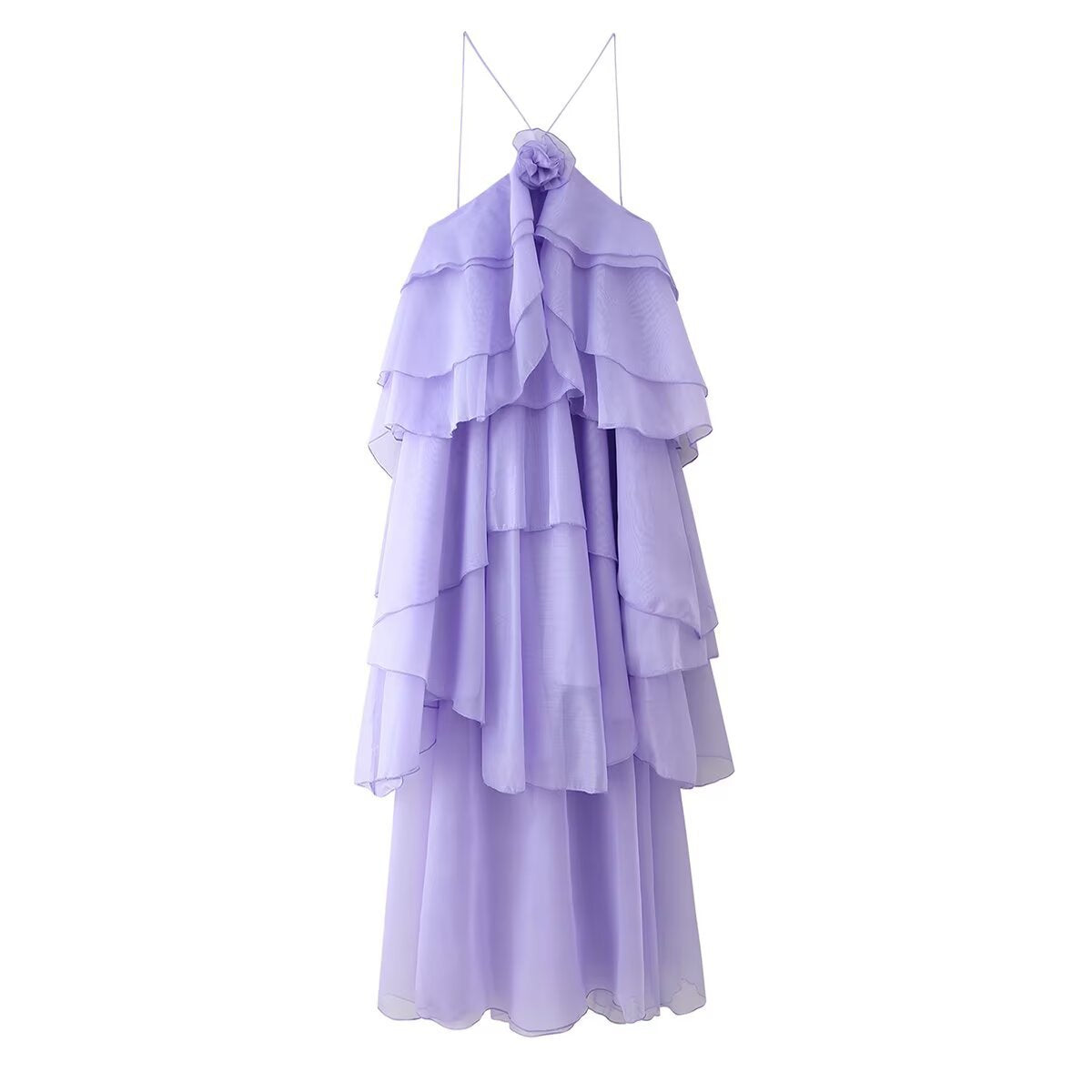 Multi-layer Dress With Ruffles