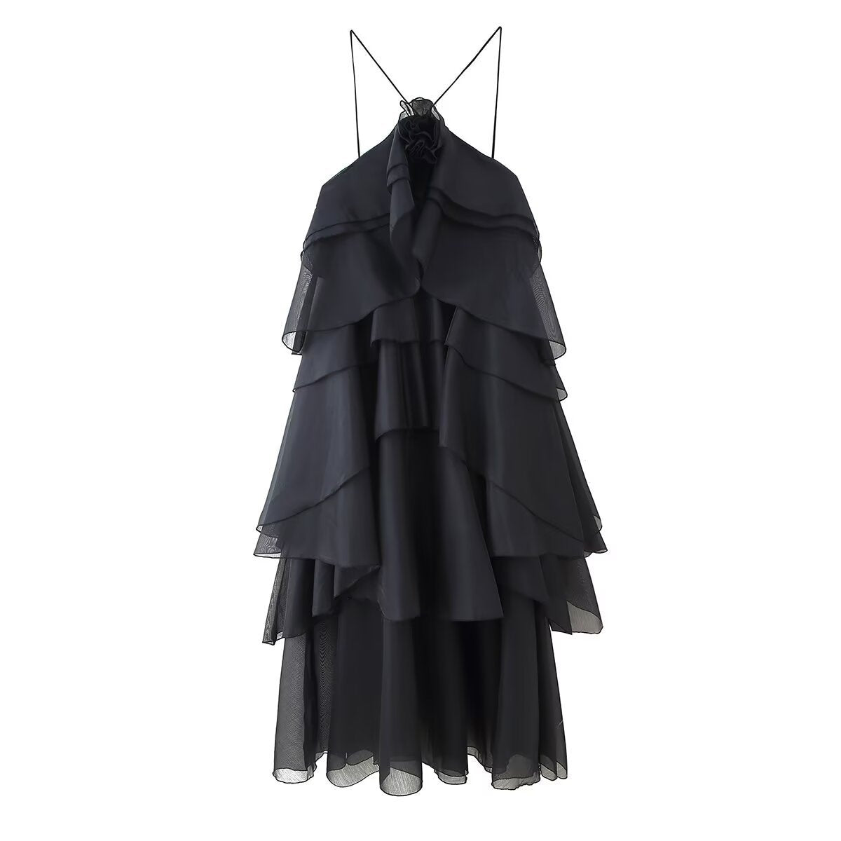 Multi-layer Dress With Ruffles