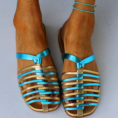 Fashion Woven Flat Slippers