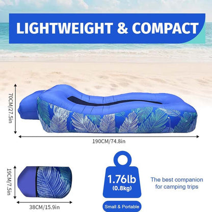 Lightweight Camping Mattress with 3-Second Inflation (200kg Weight Capacity & Water-Resistant)