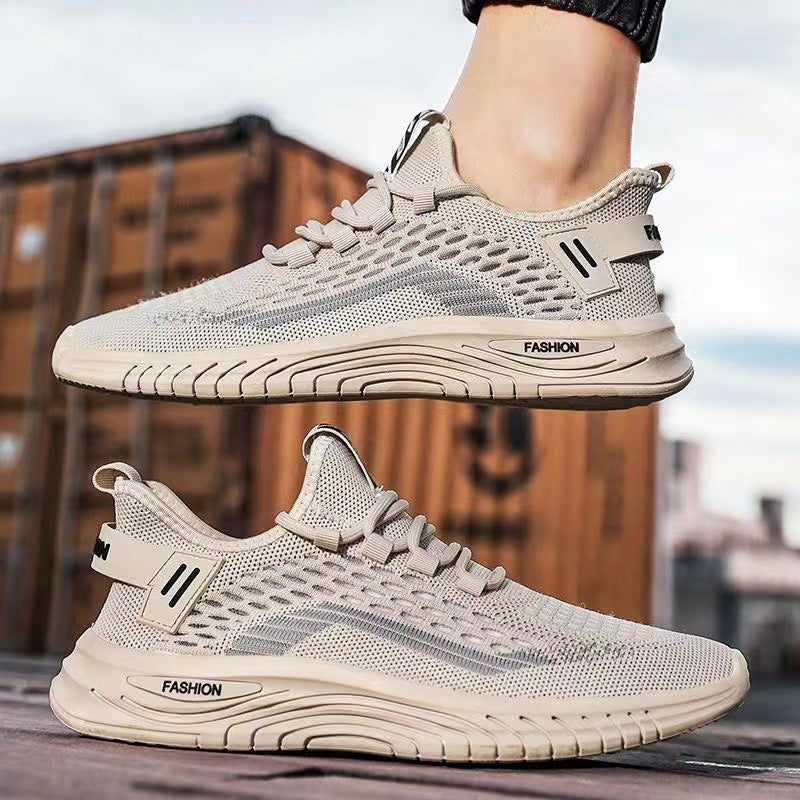 Mesh Low Top Lace Up Sneakers