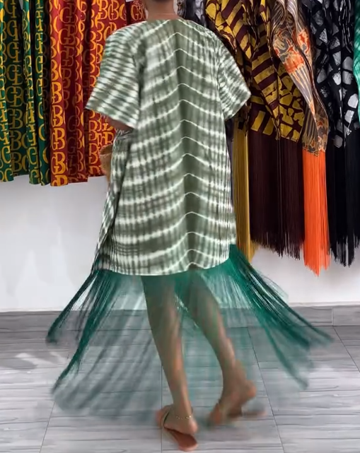 Tassel long skirt