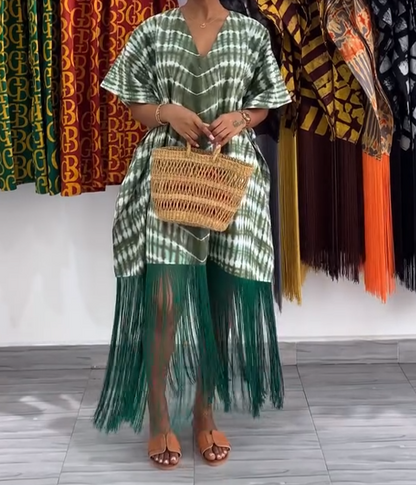Tassel long skirt