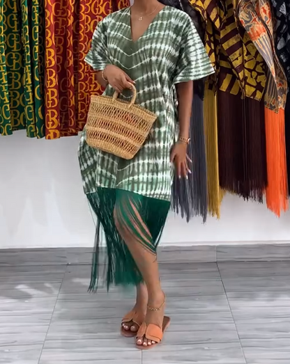 Tassel long skirt