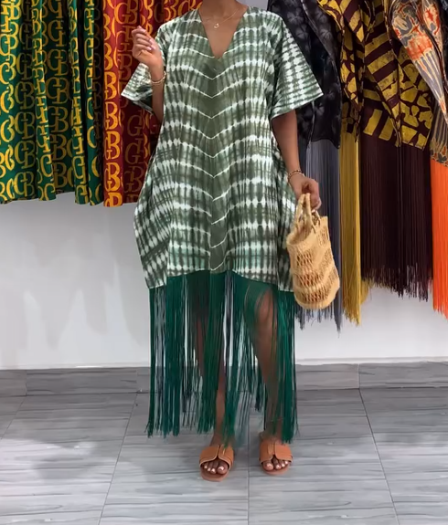 Tassel long skirt
