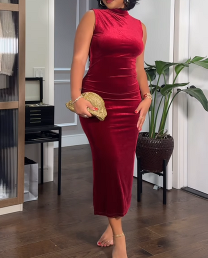 Red Hip Dress