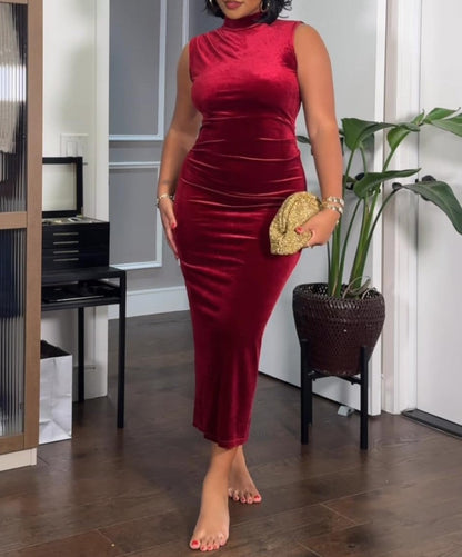 Red Hip Dress