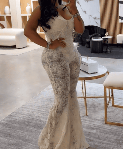 Lace nights jumpsuit