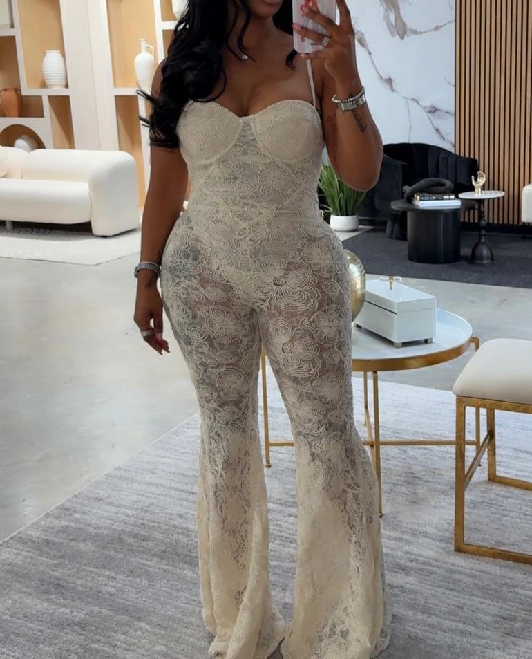 Lace nights jumpsuit