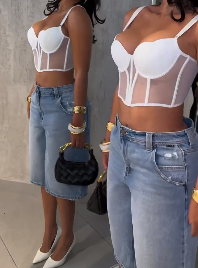 French Sexy Gauze Top