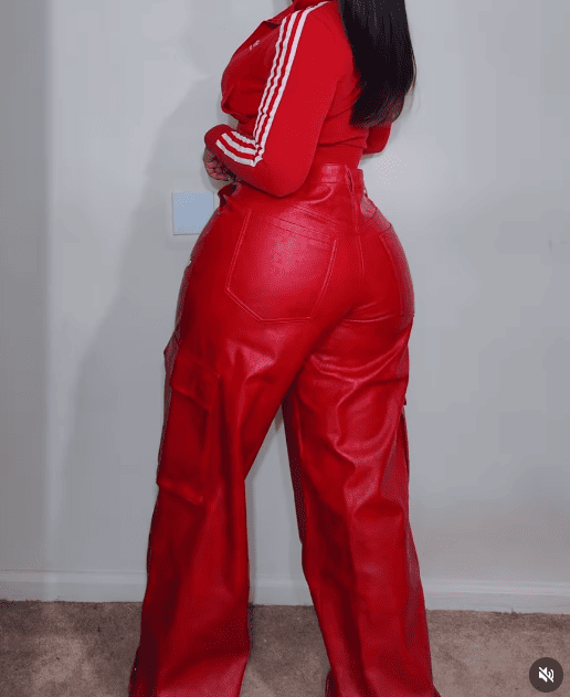 🔥Last Day Promotion 49% OFF🔥Vintage Faux Leather Jacket Long Pants 2-pc Set
