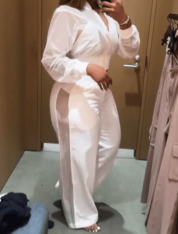 Stylish breathable jacket and trousers set