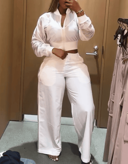 Stylish breathable jacket and trousers set