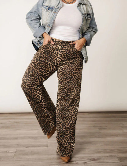 Leopard Wide Leg