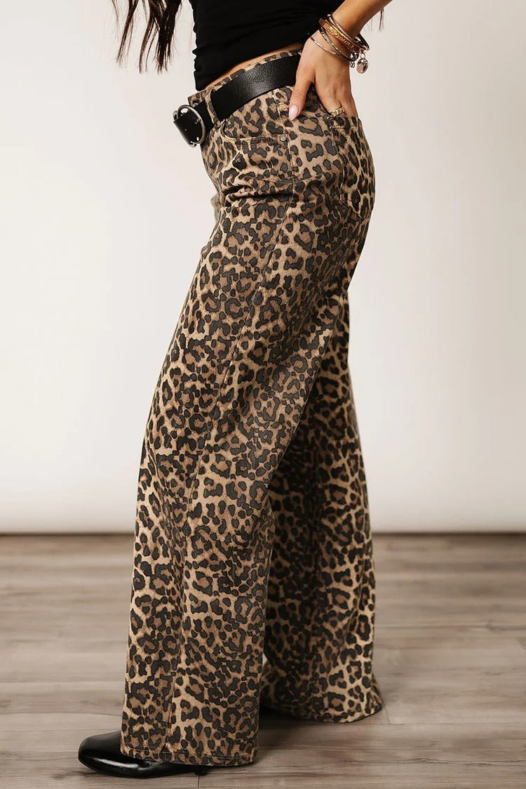 Leopard Wide Leg