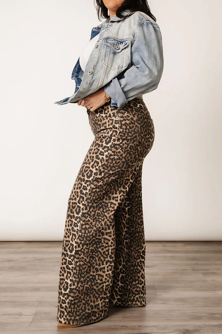 Leopard Wide Leg