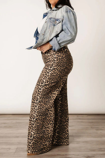 Leopard Wide Leg