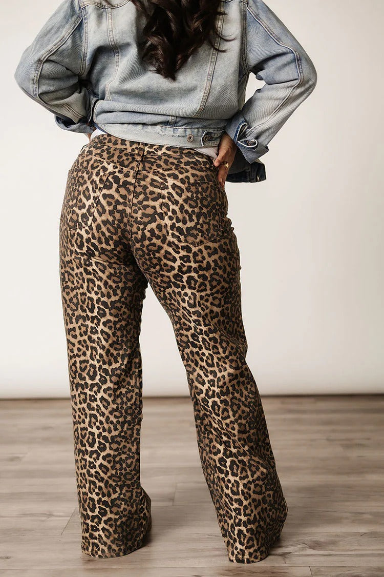 Leopard Wide Leg