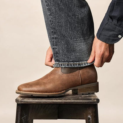 Men's Western Leather Cowboy Boots