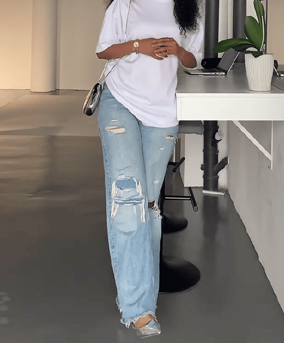 Distressed Jeans