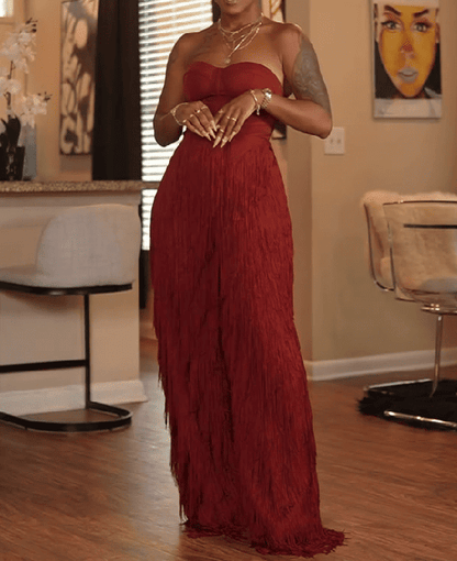 （⏰Limited Time Offer） Fringe Corset & Pants Set