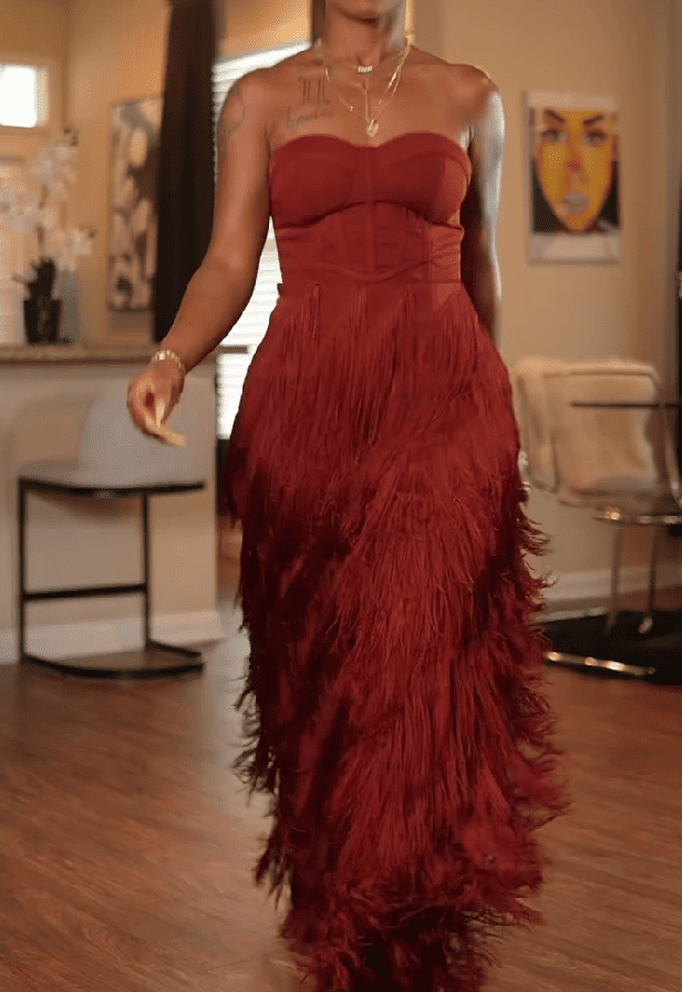 （⏰Limited Time Offer） Fringe Corset & Pants Set