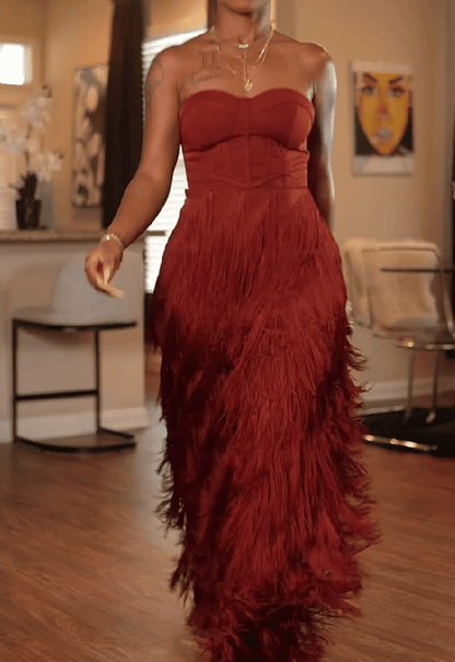 （⏰Limited Time Offer） Fringe Corset & Pants Set