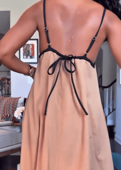 Linen Maxi Dress