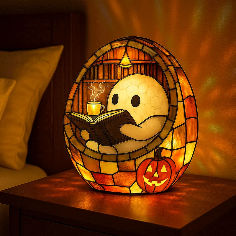 🔥Last Day Promotion 50% OFF🔥 - 3D Ghost Reading Book Lamp