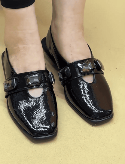 Women's genuine leather soft-soled casual shoes