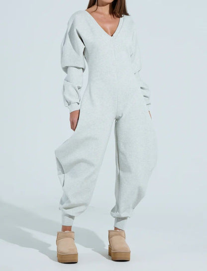COMFY COZY SWEATSHIRT JUMPSUIT