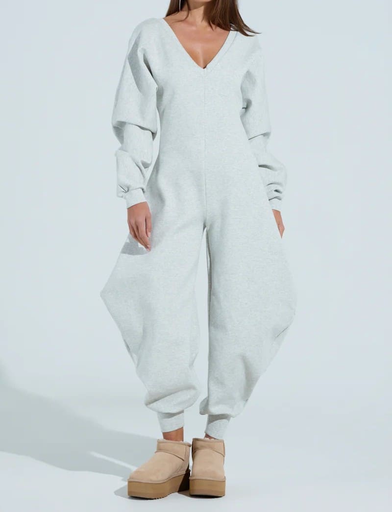 COMFY COZY SWEATSHIRT JUMPSUIT