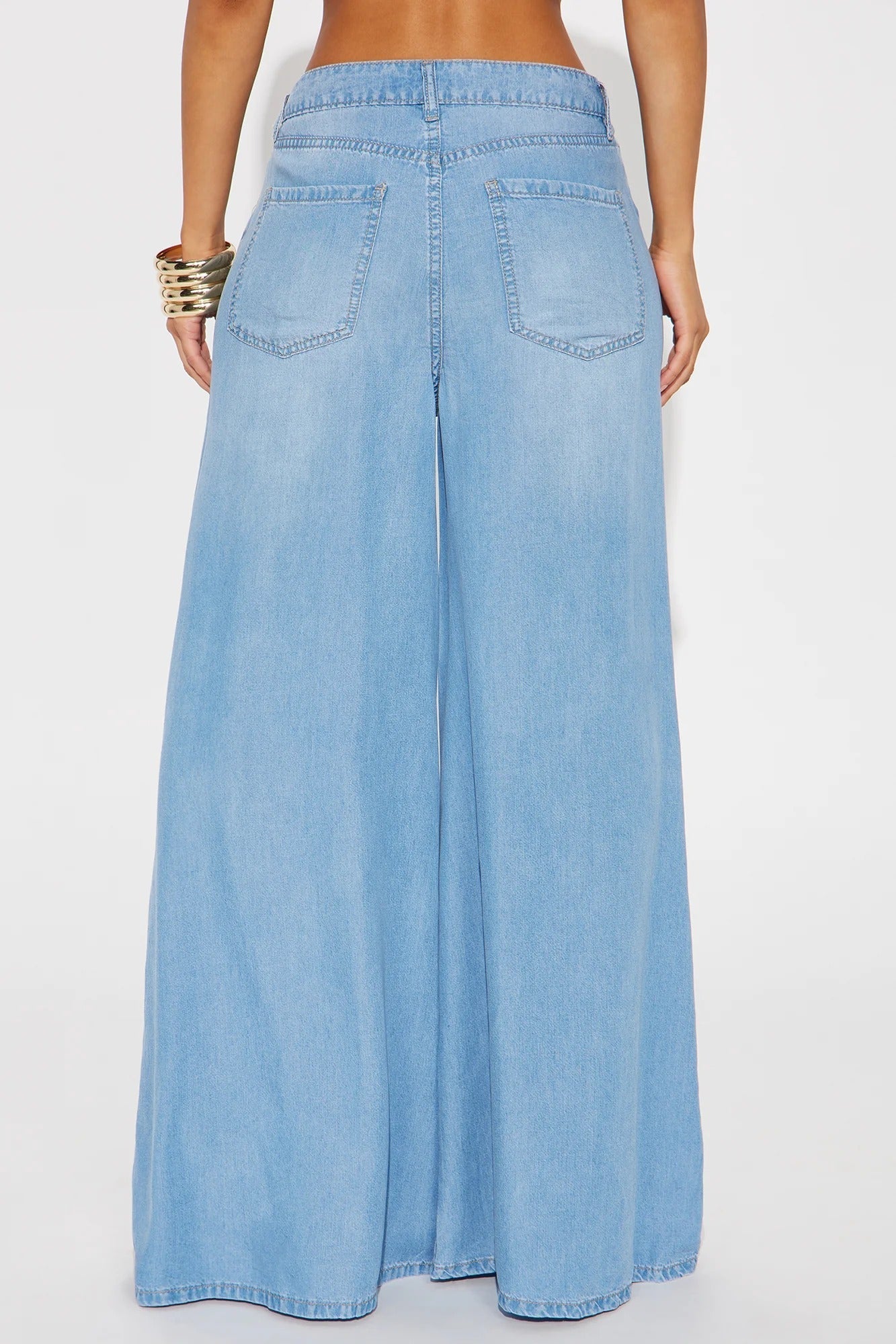 Super wide leg jeans