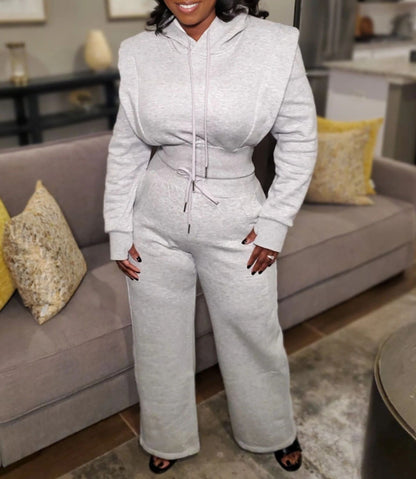 ⏰Limited Time Offer： Grey Sweat Set
