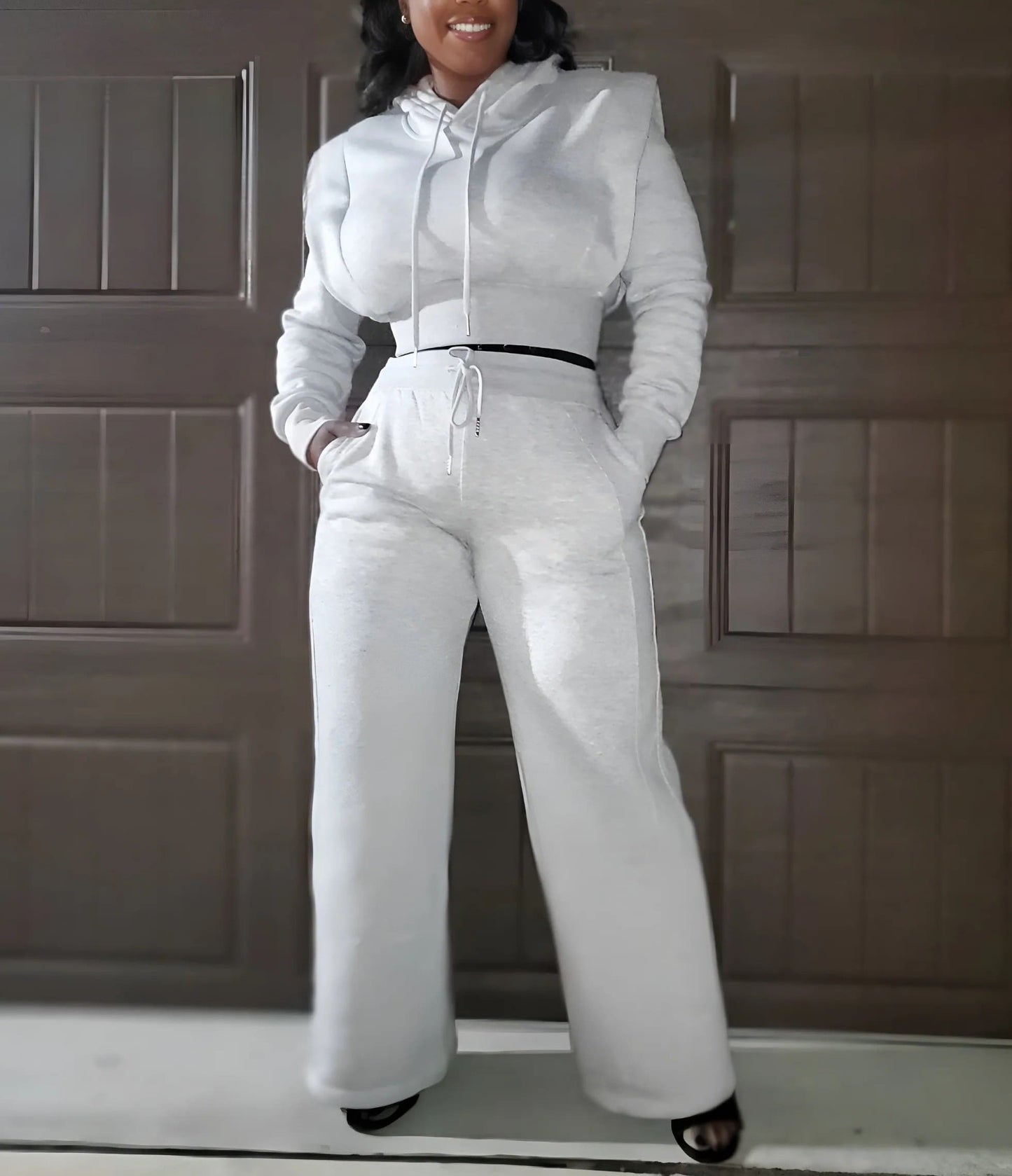 ⏰Limited Time Offer： Grey Sweat Set