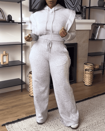 ⏰Limited Time Offer： Grey Sweat Set