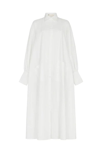 Maxi Flared Shirt Dress