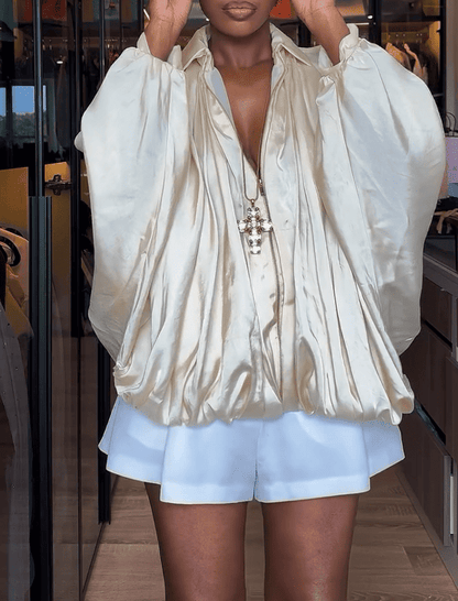 Trendy Beige Jacket