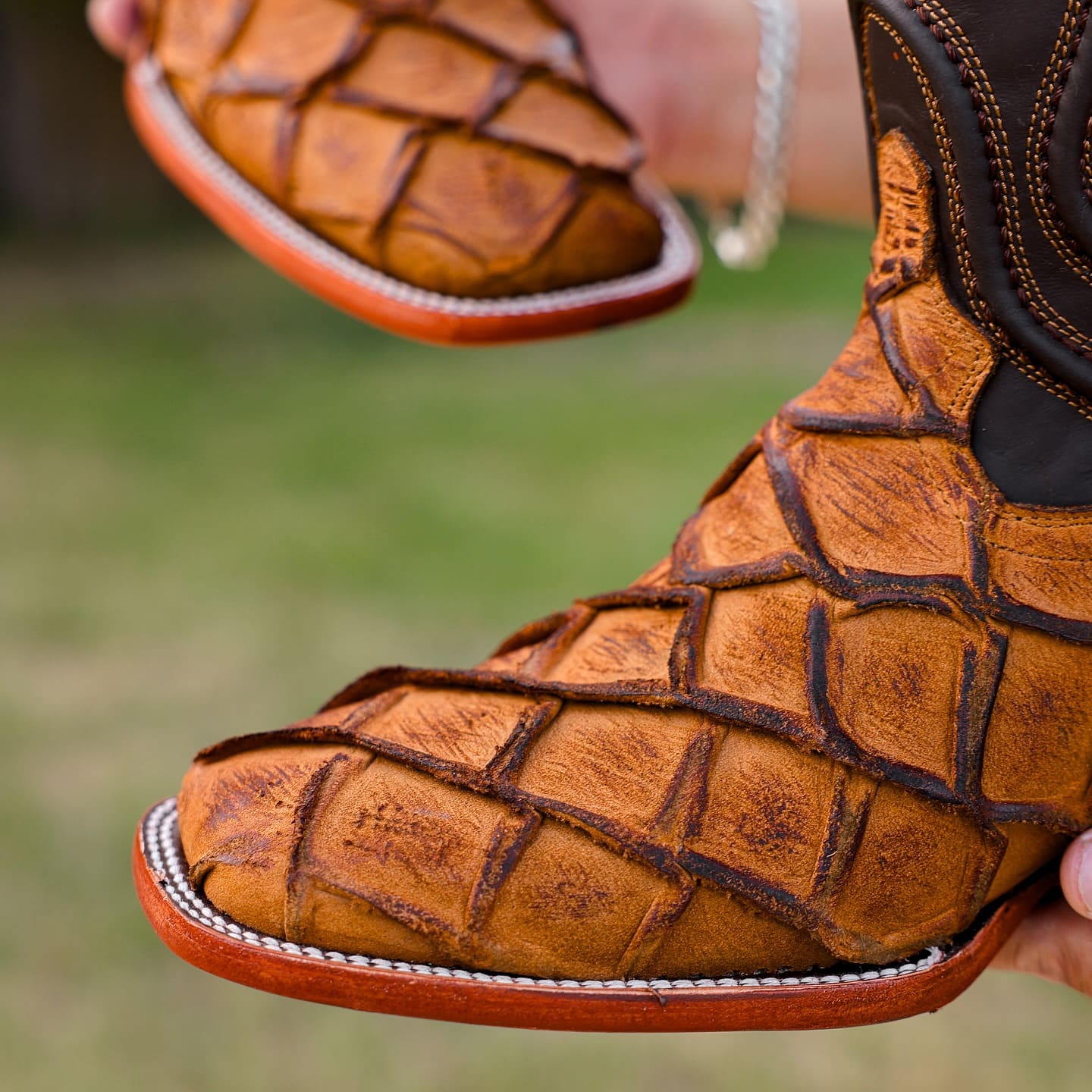 Artisan Rustic Matte Piraroucu Boots