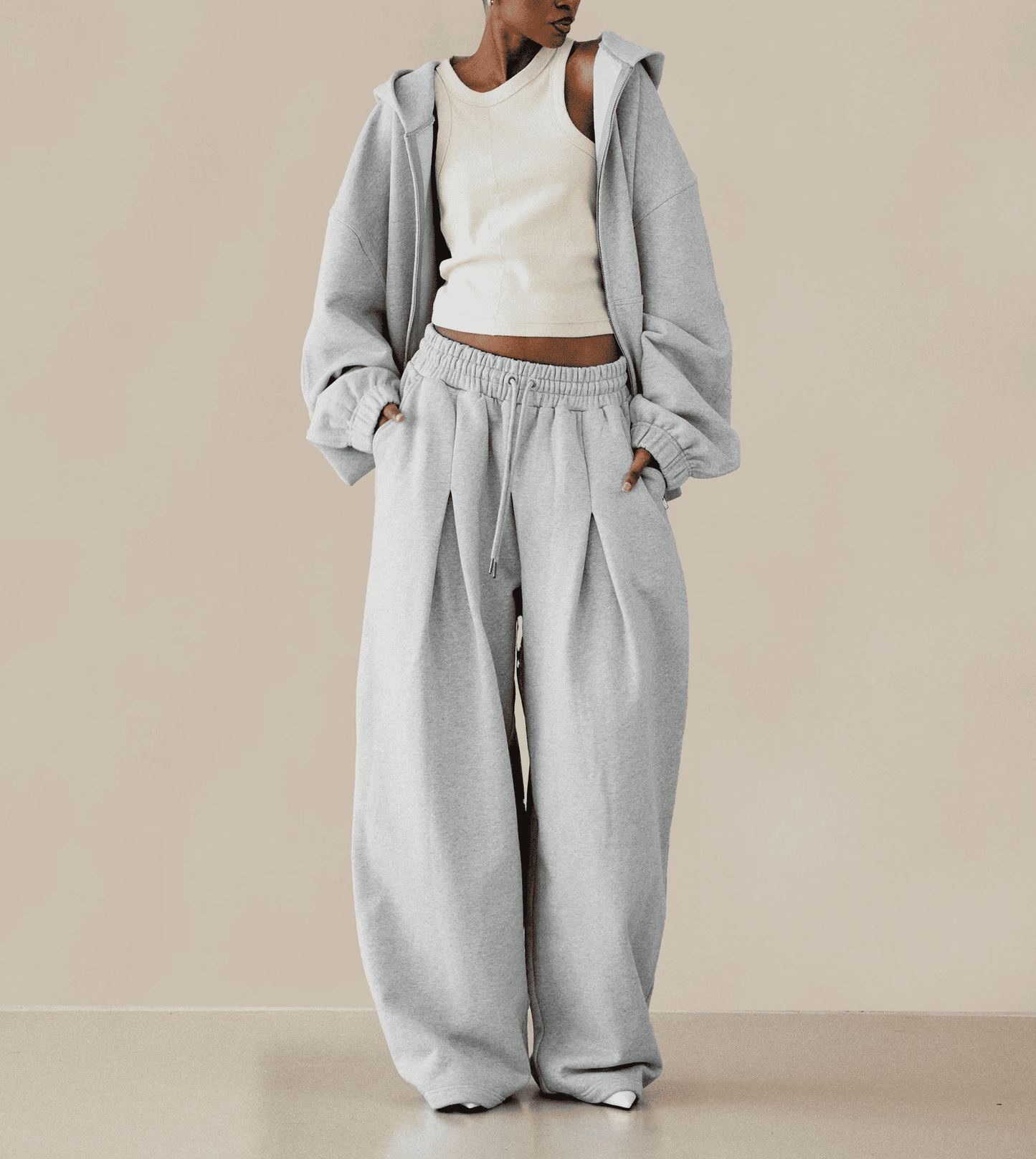 Zip Hoodie and Pants 2pc Set