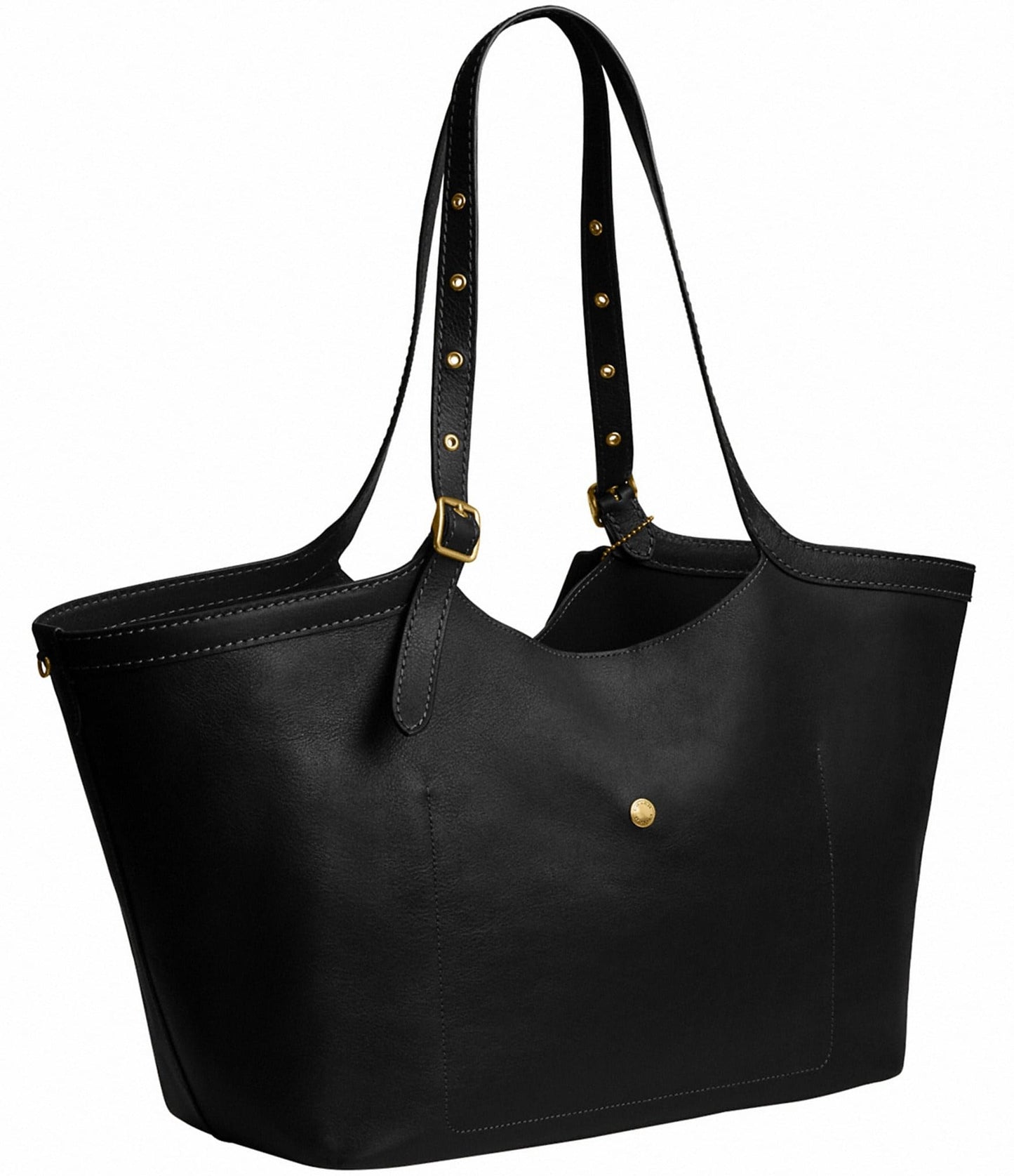 Buckle Detail Oversized Tote